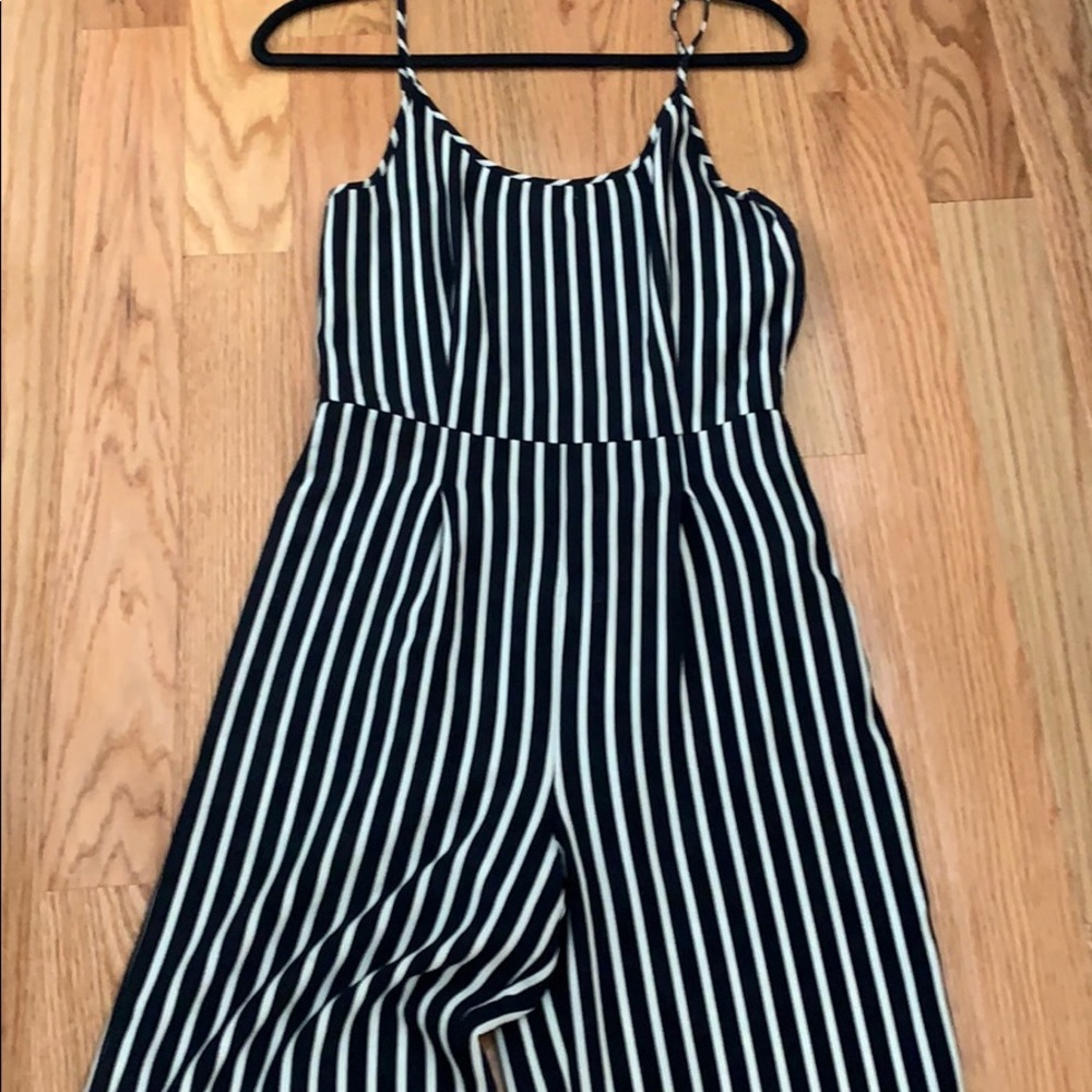 Navy and white striped jumper by Ci Sono